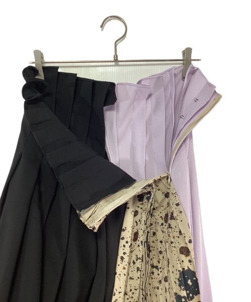 AKIKO AOKI（アキコ アオキ）AKIKO AOKI (アキコ アオキ) ドッキングスカート マルチカラー サイズ:Fの古着・服飾アイテム