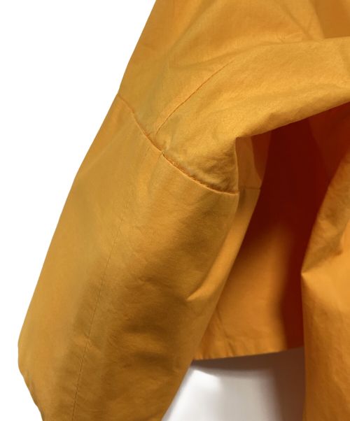 DRAWER（ドゥロワー）DRAWER (ドゥロワー) ギャザーブラウス オレンジ サイズ:SIZE 36の古着・服飾アイテム