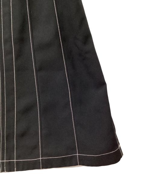 Snidel（スナイデル）Snidel (スナイデル) ステッチコルセットライクジャンスカ ブラックの古着・服飾アイテム