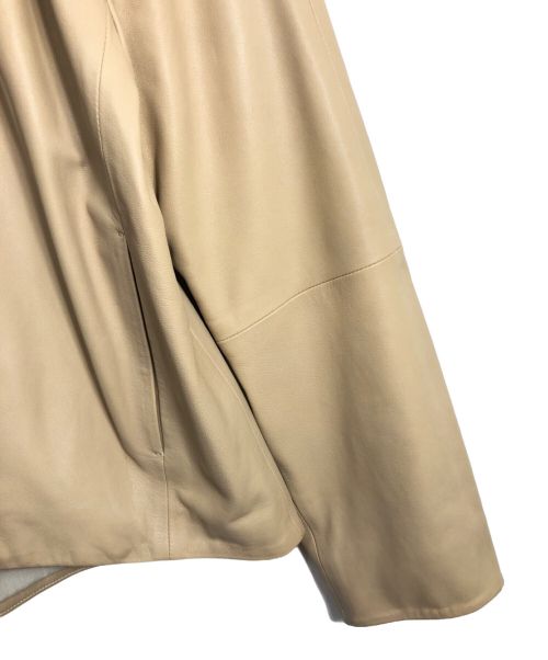 ticca（ティッカ）ticca (ティッカ) シングルレザージャケット ベージュ サイズ:1の古着・服飾アイテム