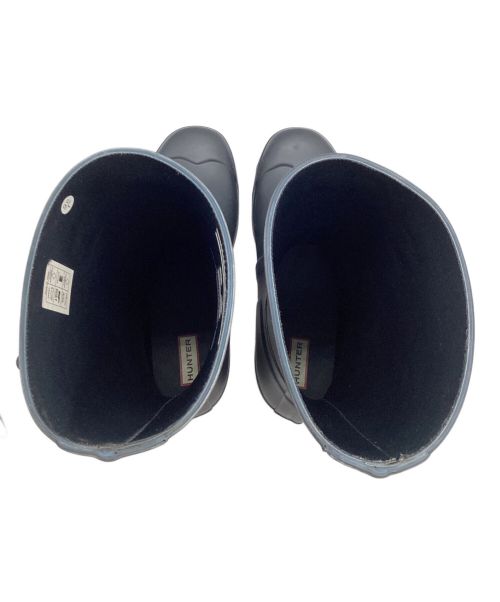 HUNTER（ハンター）HUNTER (ハンター) レインブーツ ネイビー サイズ:US 8の古着・服飾アイテム