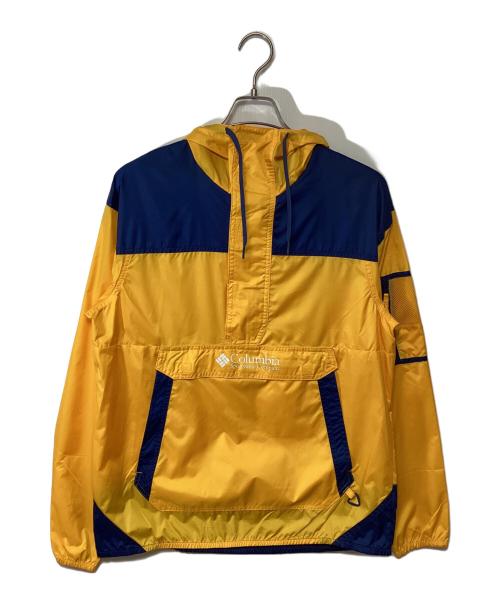 Columbia（コロンビア）Columbia (コロンビア) アノラックパーカー ネイビー×イエロー サイズ:Mの古着・服飾アイテム