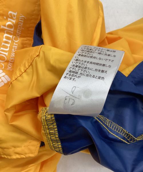 Columbia（コロンビア）Columbia (コロンビア) アノラックパーカー ネイビー×イエロー サイズ:Mの古着・服飾アイテム