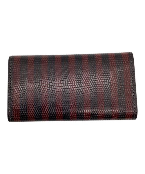 PAUL SMITH（ポールスミス）PAUL SMITH (ポールスミス) キーケース ワインレッド×ブラックの古着・服飾アイテム