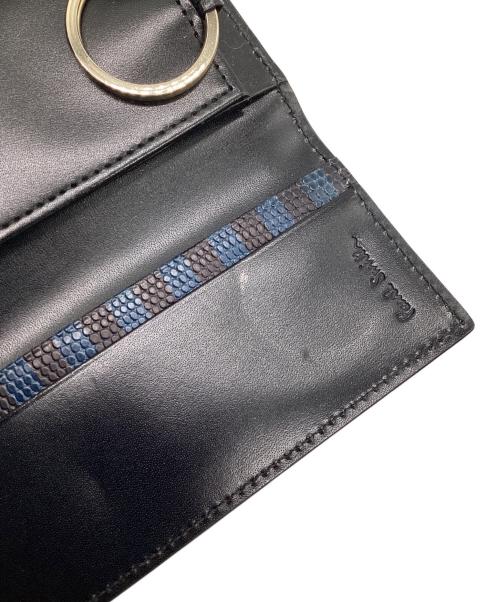 PAUL SMITH（ポールスミス）PAUL SMITH (ポールスミス) キーケース ワインレッド×ブラックの古着・服飾アイテム