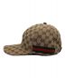 GUCCI (グッチ) オリジナルGGキャンバス ベースボール キャップ ベージュ サイズ:XL：30000円