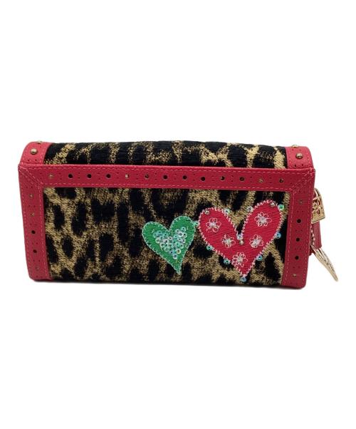 Think Bee!（シンクビー!）Think Bee! (シンクビー!) 財布 ブラック×ブラウン×レッドの古着・服飾アイテム