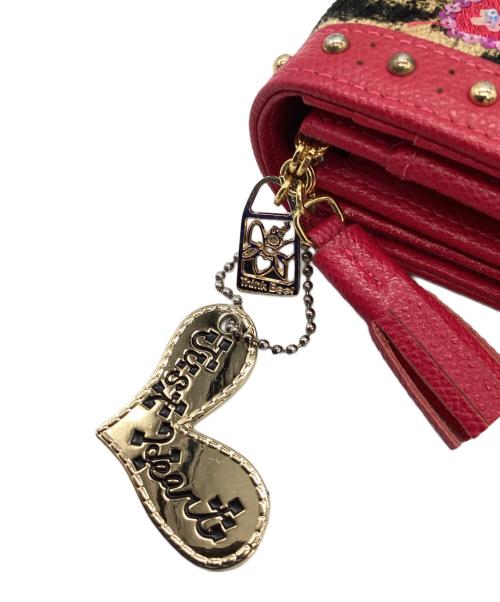 Think Bee!（シンクビー!）Think Bee! (シンクビー!) 財布 ブラック×ブラウン×レッドの古着・服飾アイテム