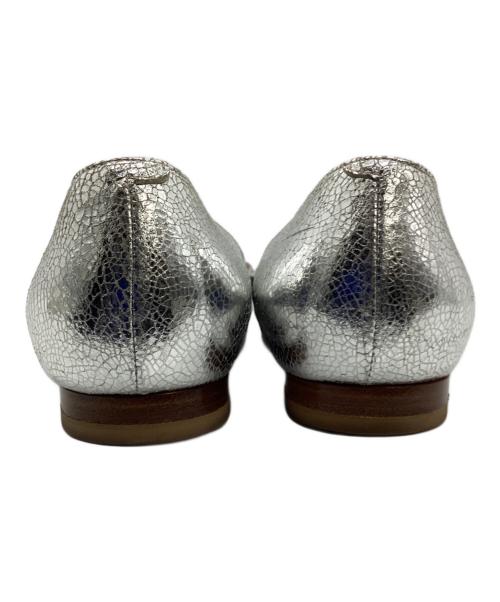 PELLICO（ペリーコ）PELLICO (ペリーコ) フラットパンプス シルバー サイズ:37の古着・服飾アイテム