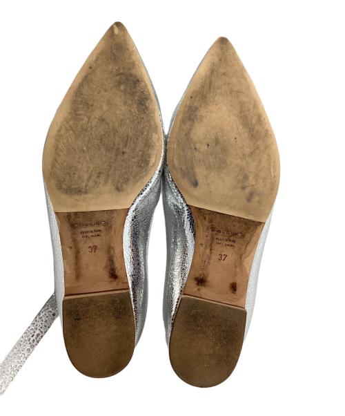 PELLICO（ペリーコ）PELLICO (ペリーコ) フラットパンプス シルバー サイズ:37の古着・服飾アイテム