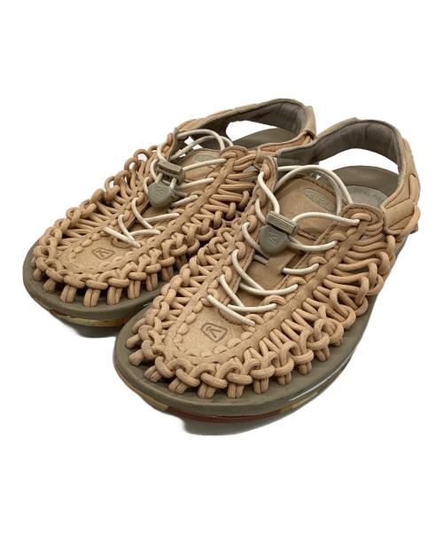 KEEN（キーン）KEEN (キーン) ユニークサンダル ベージュ サイズ:24.5の古着・服飾アイテム
