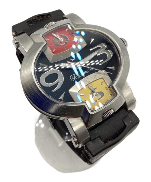 FACONNABLE（ファソナブル）FACONNABLE (ファソナブル) 腕時計　Hydra 3 Worlds ブラックの古着・服飾アイテム