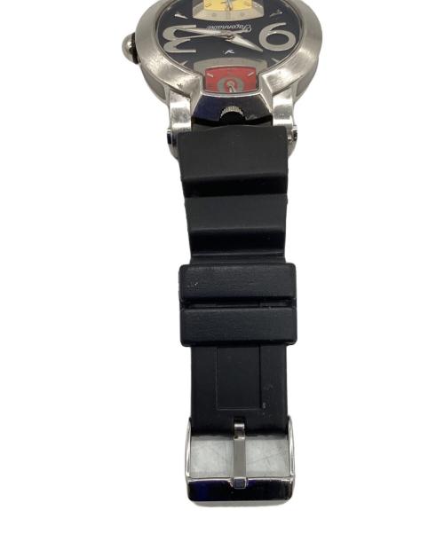 FACONNABLE（ファソナブル）FACONNABLE (ファソナブル) 腕時計　Hydra 3 Worlds ブラックの古着・服飾アイテム