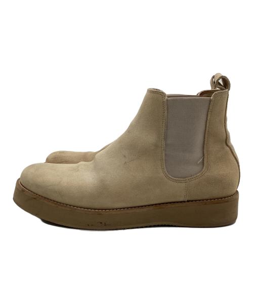 BEAMS（ビームス）BEAMS (ビームス) サイドゴアブーツ ベージュ サイズ:記載なしの古着・服飾アイテム