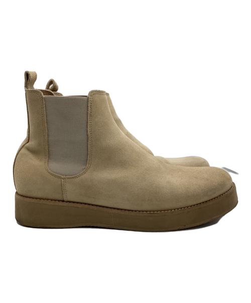 BEAMS（ビームス）BEAMS (ビームス) サイドゴアブーツ ベージュ サイズ:記載なしの古着・服飾アイテム