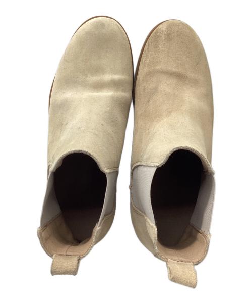 BEAMS（ビームス）BEAMS (ビームス) サイドゴアブーツ ベージュ サイズ:記載なしの古着・服飾アイテム