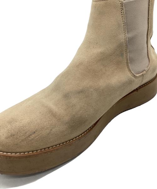 BEAMS（ビームス）BEAMS (ビームス) サイドゴアブーツ ベージュ サイズ:記載なしの古着・服飾アイテム