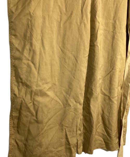 MM6 Maison Margiela（エムエムシックスメゾンマルジェラ）MM6 Maison Margiela (エムエムシックス メゾンマルジェラ) ラップワイドパンツ キャメル サイズ:38の古着・服飾アイテム