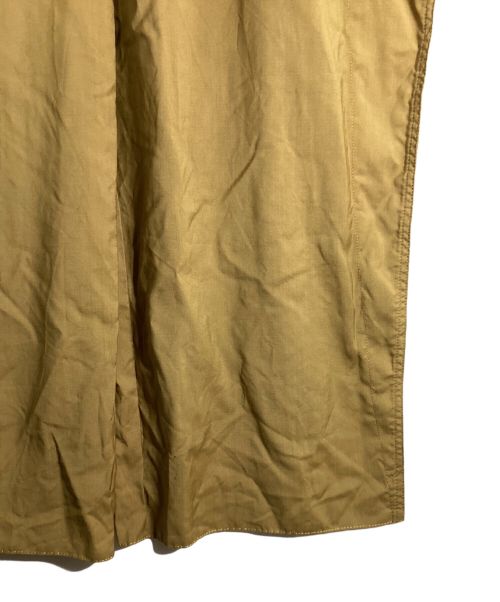 MM6 Maison Margiela（エムエムシックスメゾンマルジェラ）MM6 Maison Margiela (エムエムシックス メゾンマルジェラ) ラップワイドパンツ キャメル サイズ:38の古着・服飾アイテム
