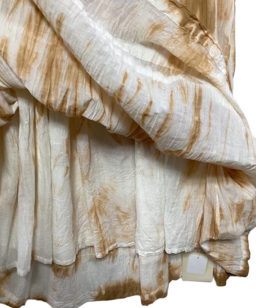 Sea Room lynn（シールームリン）Sea Room lynn (シールームリン) タイダイギャザーワンピース ベージュ サイズ:S 未使用品の古着・服飾アイテム