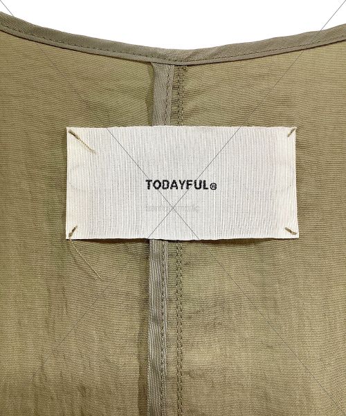 TODAYFUL（トゥデイフル）TODAYFUL (トゥデイフル) Nylon Rough Gown グリーン サイズ:SIZE36の古着・服飾アイテム