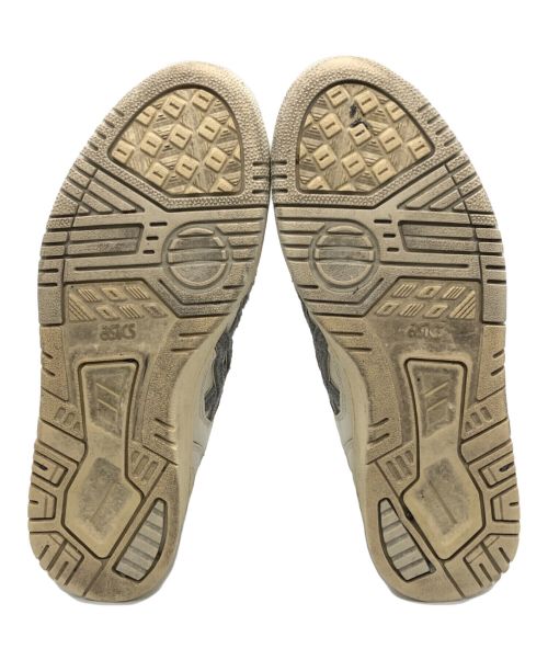 asics（アシックス）asics (アシックス) Foxtrot Uniform (フォックストロットユニフォーム) EX89 ホワイト×グレー サイズ:26cmの古着・服飾アイテム