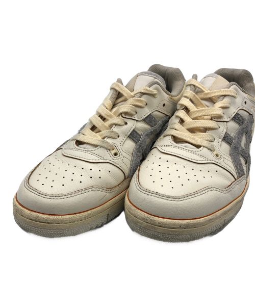 asics（アシックス）asics (アシックス) Foxtrot Uniform (フォックストロットユニフォーム) EX89 ホワイト×グレー サイズ:26cmの古着・服飾アイテム