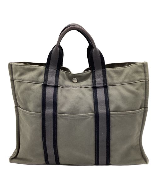 HERMES（エルメス）HERMES (エルメス) フールトゥMM ライトグレー×グレーの古着・服飾アイテム