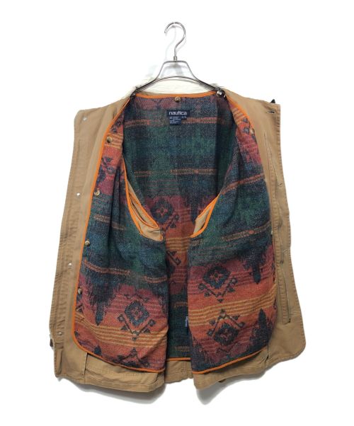 NAUTICA（ノーティカ）NAUTICA (ノーティカ) ライナー付きハンティングジャケット ベージュ サイズ:XLの古着・服飾アイテム