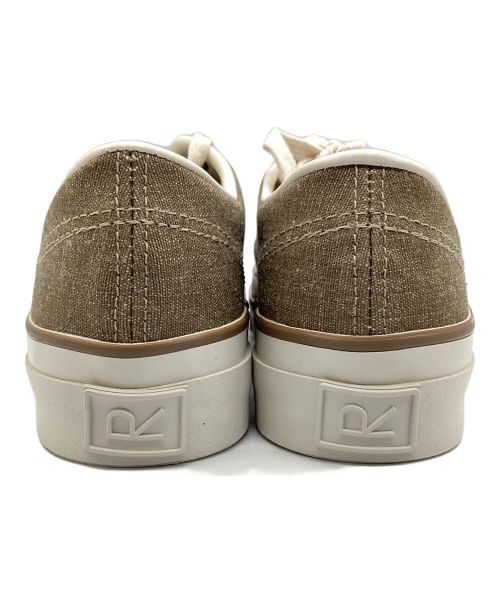 45R（フォーティファイブ・アール）45R (フォーティーファイブアール) シャンブレーダックのデッキシューズ ブラウン×ホワイト サイズ:1の古着・服飾アイテム