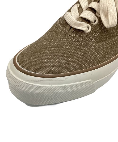 45R（フォーティファイブ・アール）45R (フォーティーファイブアール) シャンブレーダックのデッキシューズ ブラウン×ホワイト サイズ:1の古着・服飾アイテム