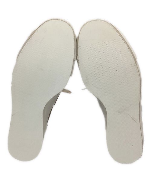 45R（フォーティファイブ・アール）45R (フォーティーファイブアール) シャンブレーダックのデッキシューズ ブラウン×ホワイト サイズ:1の古着・服飾アイテム