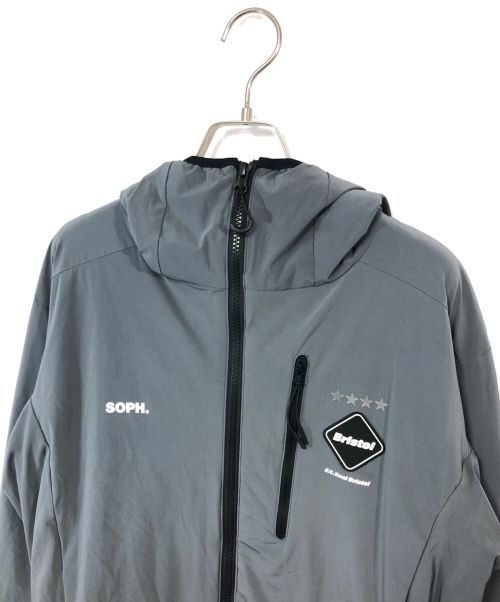 F.C.R.B.（エフシーレアルブリストル）F.C.R.B. (エフシーアールビー) LYCRA HOODED BLOUSON グレー サイズ:Sの古着・服飾アイテム