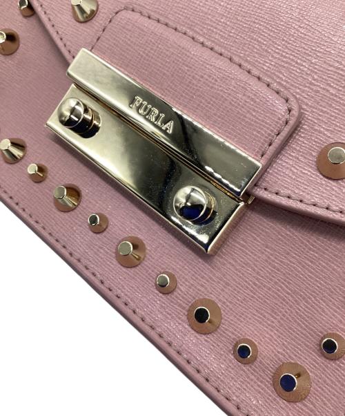 FURLA（フルラ）FURLA (フルラ) ミニチェーンショルダーバッグ ピンクの古着・服飾アイテム