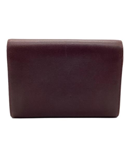 Cartier（カルティエ）Cartier (カルティエ) 2つ折り財布 ボルドーの古着・服飾アイテム