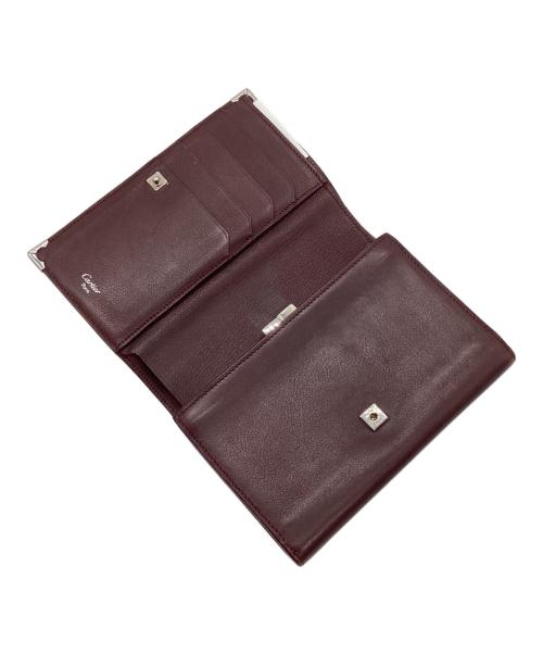 Cartier（カルティエ）Cartier (カルティエ) 2つ折り財布 ボルドーの古着・服飾アイテム