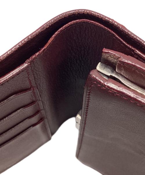 Cartier（カルティエ）Cartier (カルティエ) 2つ折り財布 ボルドーの古着・服飾アイテム