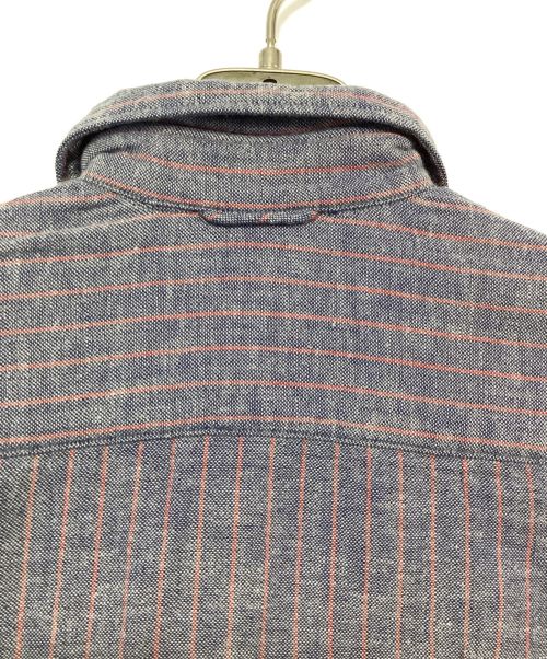 45R（フォーティファイブ・アール）45R (フォーティーファイブアール) 二重織オックスフォードの908ローファーシャツ ブルー サイズ:2の古着・服飾アイテム