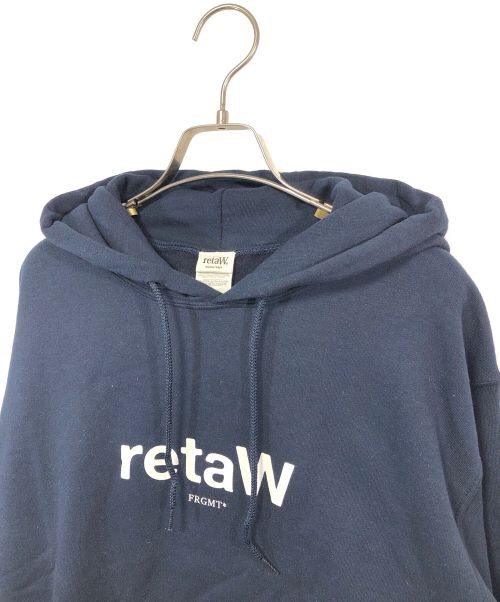 retaW（リトゥ）retaW (リトゥ) パーカー ネイビー サイズ:Mの古着・服飾アイテム