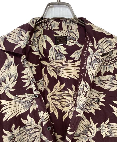 Deluxeware（デラックスウェア）Deluxeware (デラックスウェア) アロハシャツ パープル×アイボリー サイズ:Mediumの古着・服飾アイテム