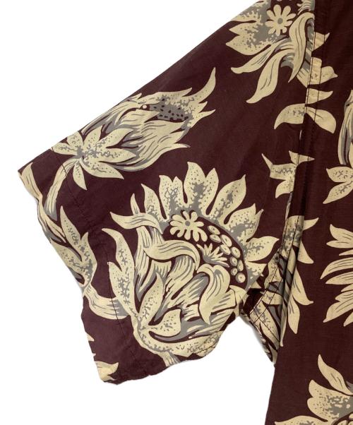 Deluxeware（デラックスウェア）Deluxeware (デラックスウェア) アロハシャツ パープル×アイボリー サイズ:Mediumの古着・服飾アイテム