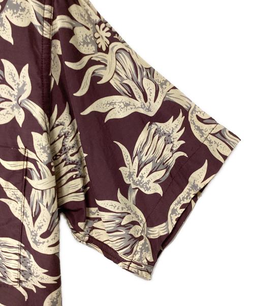 Deluxeware（デラックスウェア）Deluxeware (デラックスウェア) アロハシャツ パープル×アイボリー サイズ:Mediumの古着・服飾アイテム