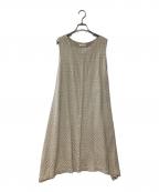 TSUHARU by samansa Mos2×bul bulツハル バイ サマンサモスモス×バルバル）の古着「エプロンワンピース」｜ベージュ