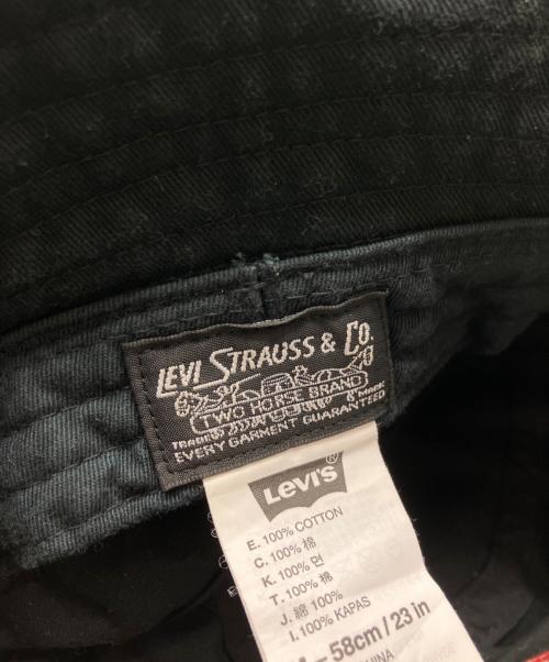 LEVI'S（リーバイス）LEVI'S (リーバイス) バケットハット ブラック サイズ:Mの古着・服飾アイテム