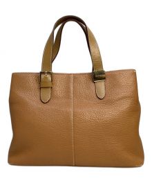 Burberry's（バーバリー）の古着「レザーハンドバッグ」｜キャメル