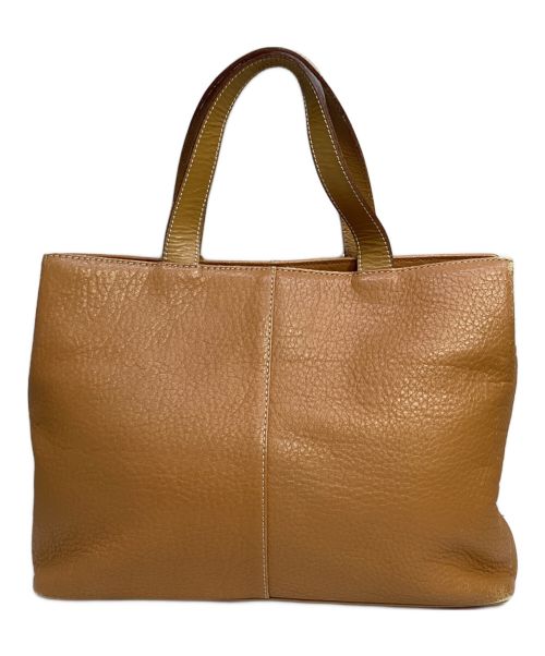 Burberry's（バーバリーズ）Burberry's (バーバリーズ) レザーハンドバッグ キャメルの古着・服飾アイテム