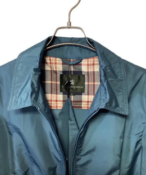 THE SCOTCH HOUSE（ザ スコッチハウス）THE SCOTCH HOUSE (ザ スコッチハウス) ナイロンジャケット ブルー サイズ:L 未使用品の古着・服飾アイテム