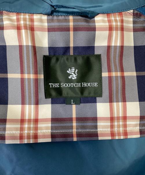 THE SCOTCH HOUSE（ザ スコッチハウス）THE SCOTCH HOUSE (ザ スコッチハウス) ナイロンジャケット ブルー サイズ:L 未使用品の古着・服飾アイテム