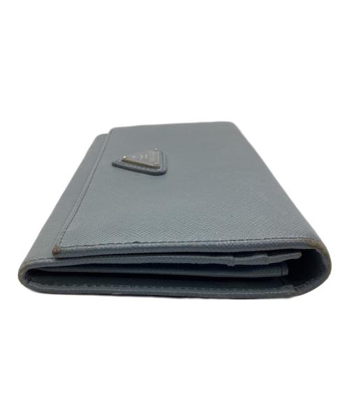 PRADA（プラダ）PRADA (プラダ) 長財布 スカイブルーの古着・服飾アイテム