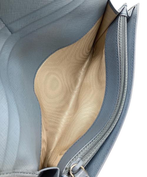 PRADA（プラダ）PRADA (プラダ) 長財布 スカイブルーの古着・服飾アイテム